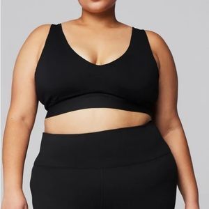 Fabletics All Day Every Day Adjustable Sports Bra XXL Black